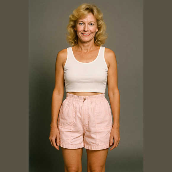 Maggie Lawrence Pants - Maggie Lawrence Sport Baby Pink Vintage Shorts Size Large